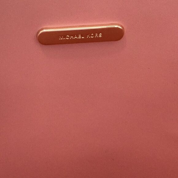 MICHAEL KORS NWT PORTIA SUNSET ROSE PINK LARGE LEATHER TOTE BUCKET SHOULDER BAG - Picture 7 of 10